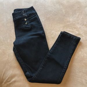 High waisted jegging